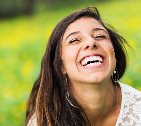 smiling woman